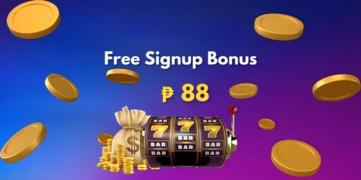 Colourful mobile casino promotion with featured games